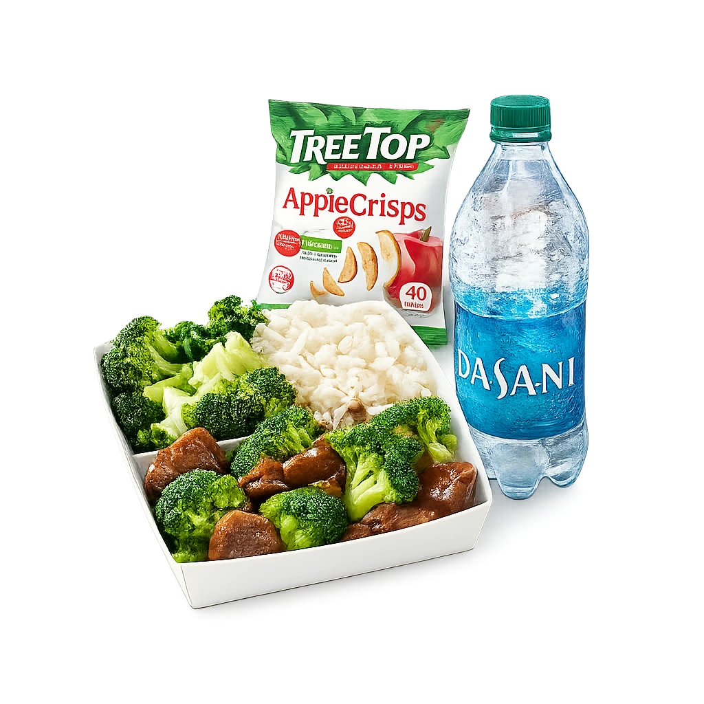 Panda Express Broccoli Beef Cub Meal